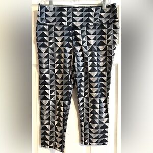 Nike Black and Gray Leggings